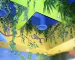 Restaurant Ceiling Mural